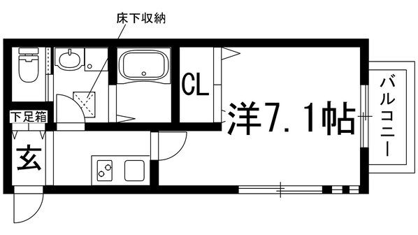 T’sテラス石橋ウエストの物件間取画像